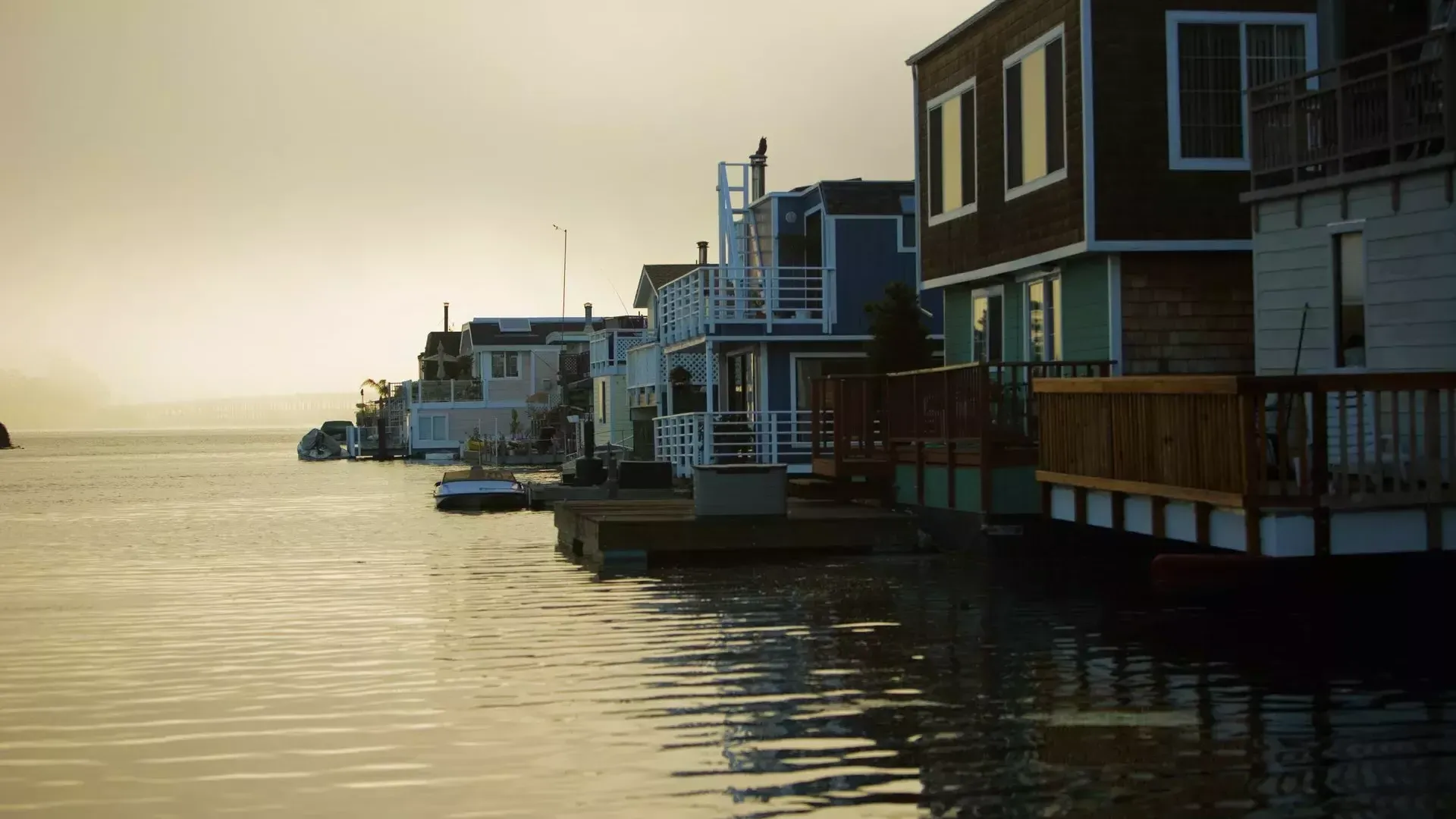 Hausboote in Sausalito.