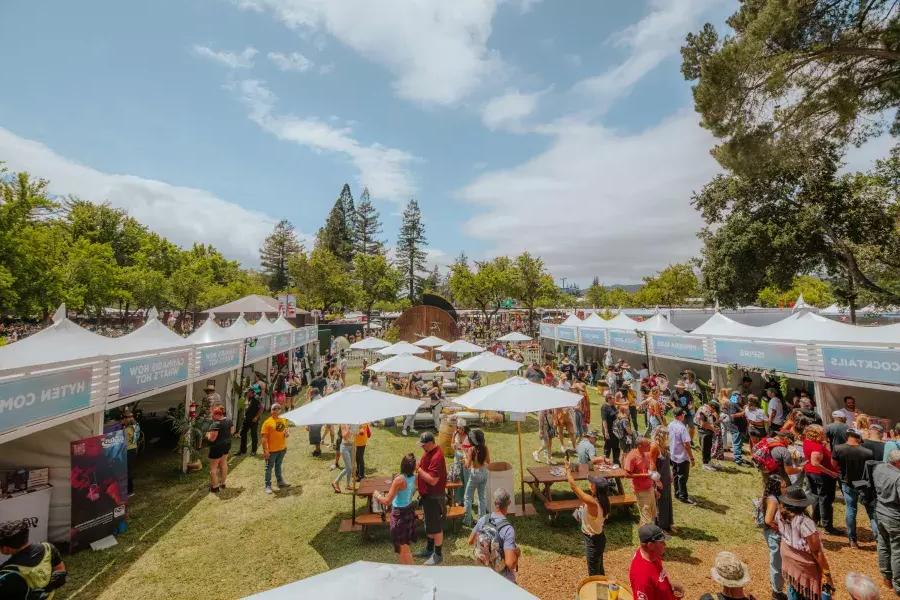 BottleRock音乐节上的食物